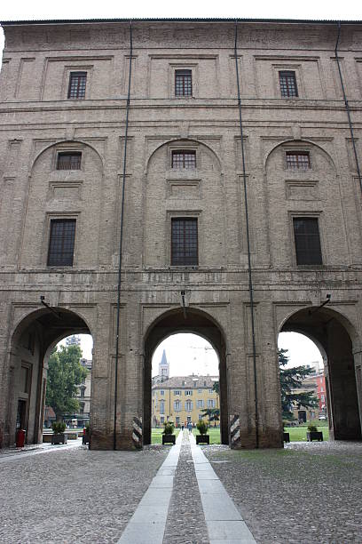 Palazzo della Pilotta in Parma, Italy stock photo