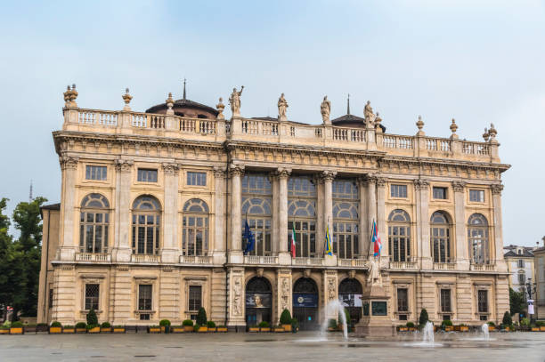 Palazzo Madama in Turin, Italy stock photo