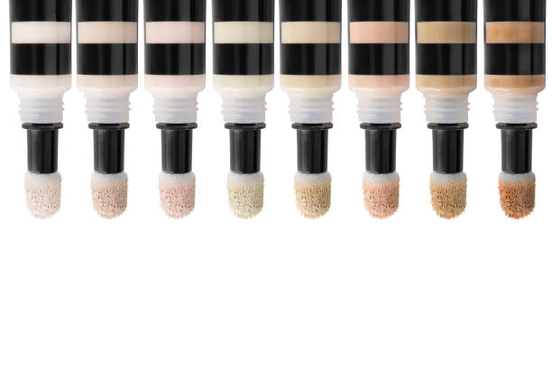 Palette of concealer stock photo