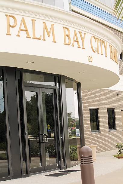 Palm Bay City Hall stock photo