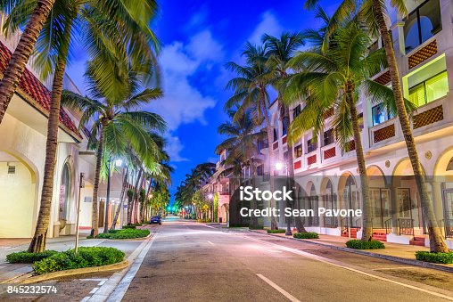 istock Palm Beach on Worth Ave 845232574