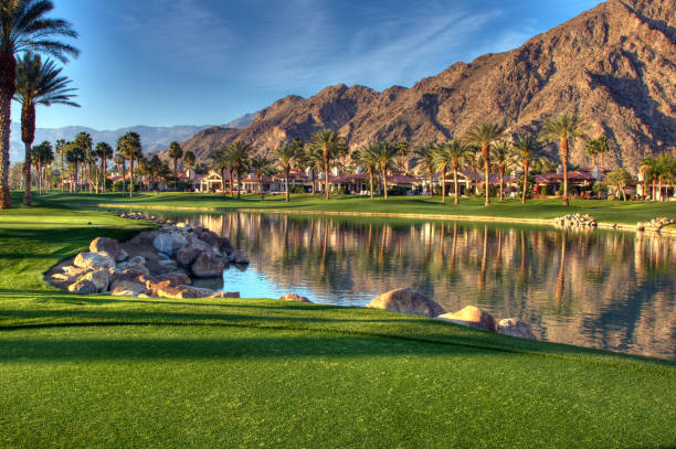Palm Springs Golf Course  palm springs california stock pictures, royalty-free photos & images