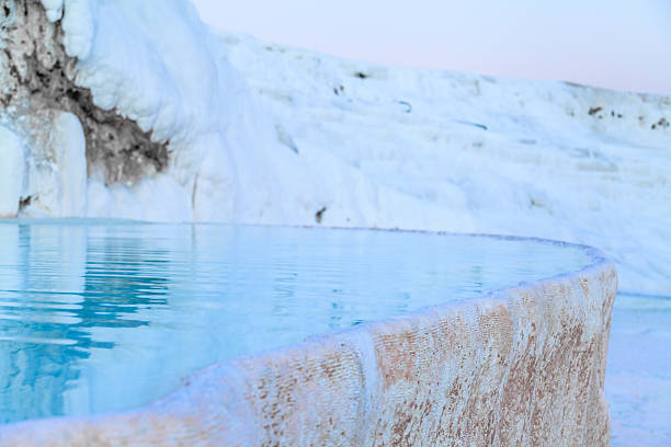 pamukkale travertine pool - ice bath bildbanksfoton och bilder