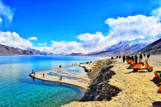 Pangong lake Awesome Pangong lake In Ladakh ladakh region stock pictures, royalty-free photos & images