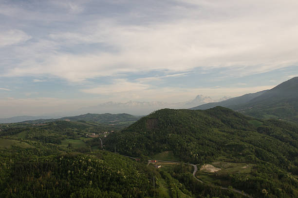Panorama Abruzzo stock photo