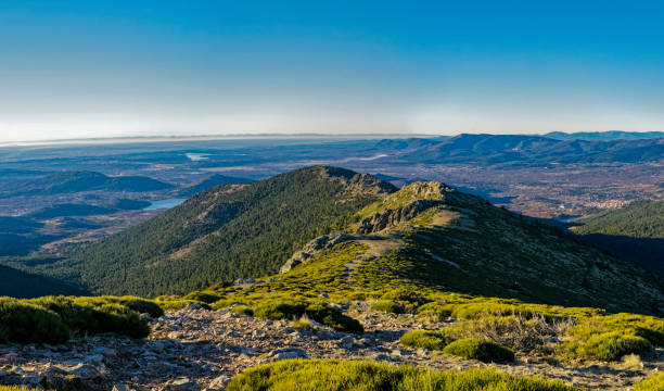 Photo of Panorama from the Bola del Mundo in the Puerto de Navacerrada, Guadarrama National Park, Madrid, Spain