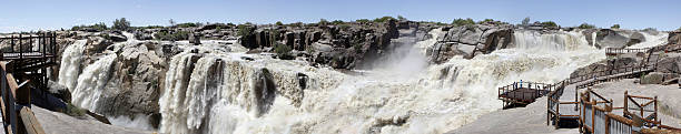 Panorama of Augrabies Waterfall  augrabies falls national park stock pictures, royalty-free photos & images