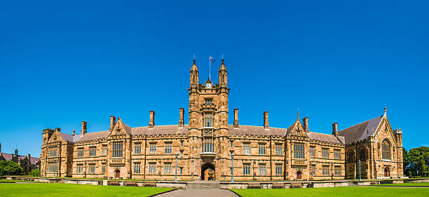 360 panorama University of Sydney stock photo