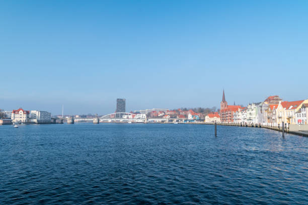 Panoramic view of Sonderborg. Sonderborg, Denmark - February 14, 2019: Panoramic view of Sonderborg. jutland stock pictures, royalty-free photos & images