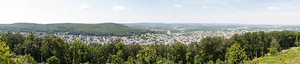 Panoramic Vista of Reading Pennsylvania stock photo