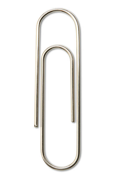 Paper Clip with Path stock photo
