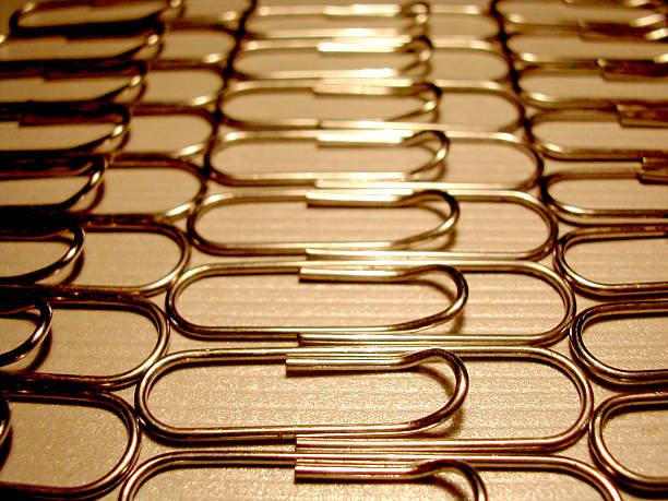 Paperclip Army stock photo