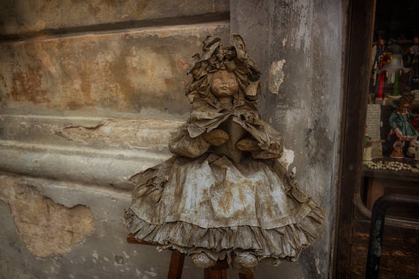 Paper-mache doll in Lecce This Papier-mache doll is a typical sample of the artisan tradition in Lecce lecce stock pictures, royalty-free photos & images