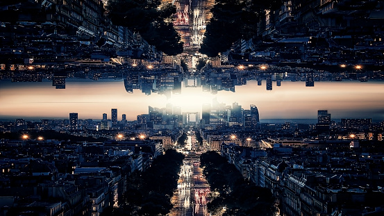Parallel universe In Paris digital art