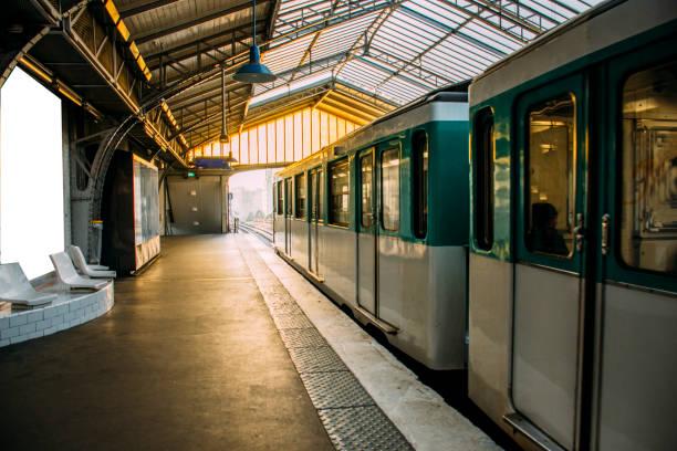 Paris Underground stock photo