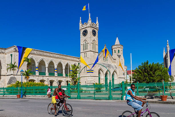 Parliament Buildings, Bridgetown stock photo