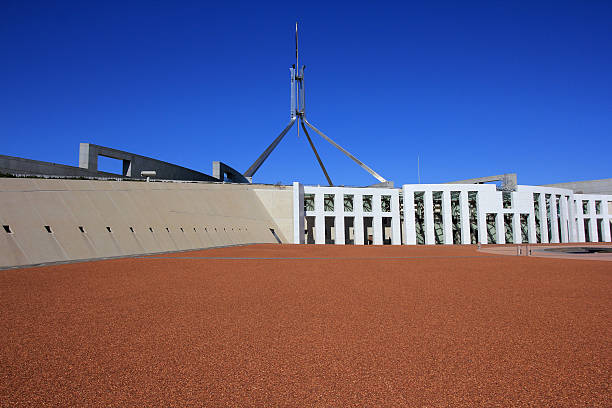 Parliament House Courtyard stock photo
