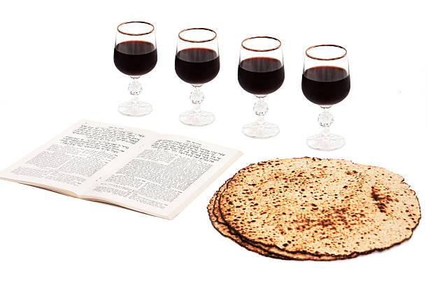 Passover seder stock photo