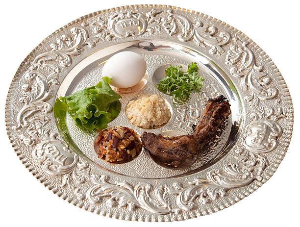 passover seder plate isolated - karpas stock pictures, royalty-free photos ...