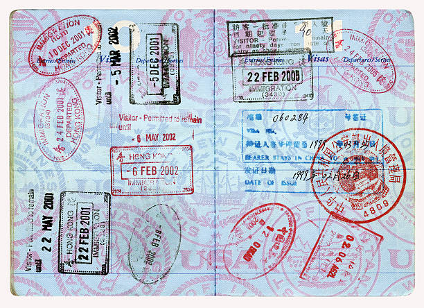 US Passport  passport stamp stock pictures, royalty-free photos & images