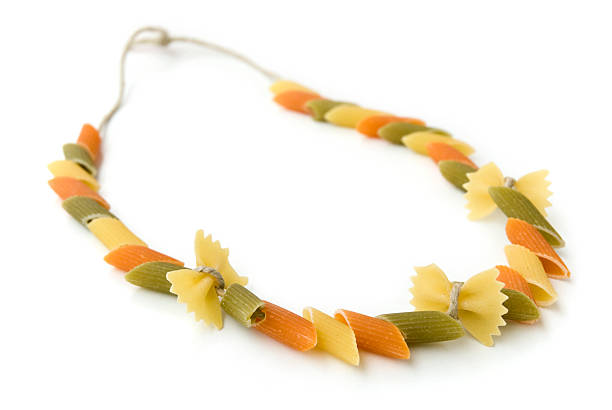Pasta necklace  necklace stock pictures, royalty-free photos & images