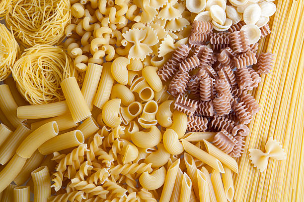 Pasta variation stock photo