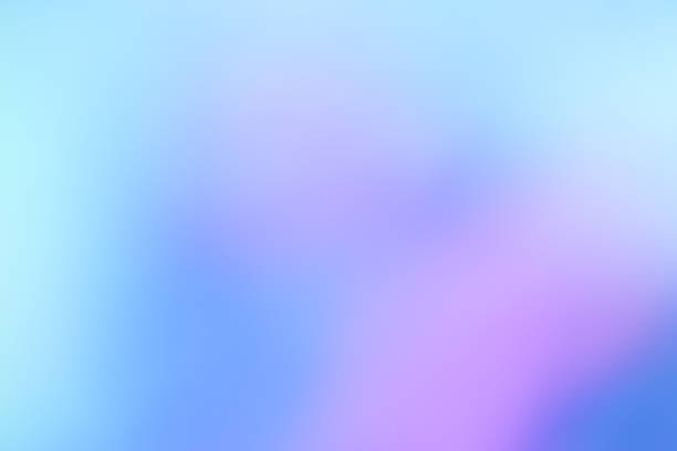 Pastel tone purple pink blue gradient defocused abstract photo smooth lines pantone color background stock photo