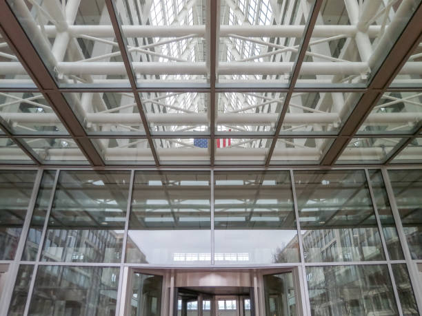 Patent And Trademark Office A photo looking up at the enormous ceiling of the Patent And Trademark Office which is located in Northern Virginia.

March 9th, 2019
Alexandria, Virginia, USA brand name stock pictures, royalty-free photos & images