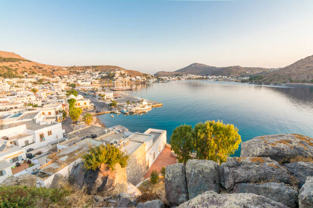 Patmos Island, Greece stock photo