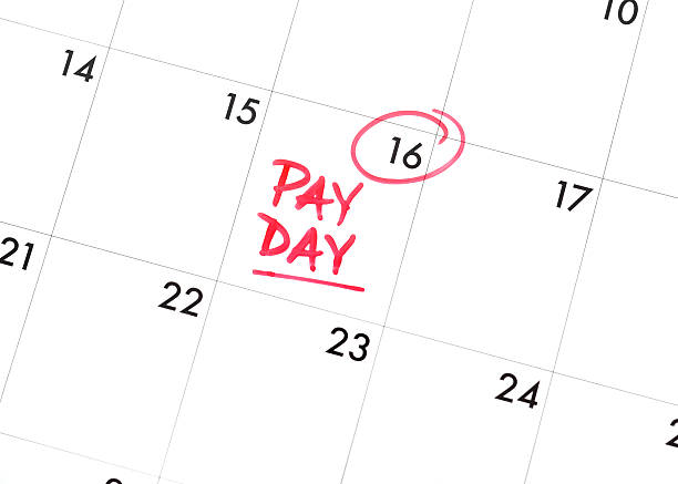 Pay Day stock photo