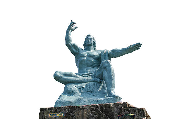 Peace Statue stock photo