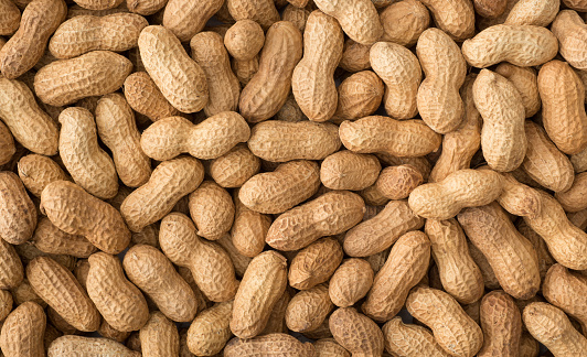 Peanuts with shell , background