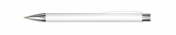 Pen isolated on white background. White color. Pen isolated on white background. White color. Open. 3d illustration. pen stock pictures, royalty-free photos & images