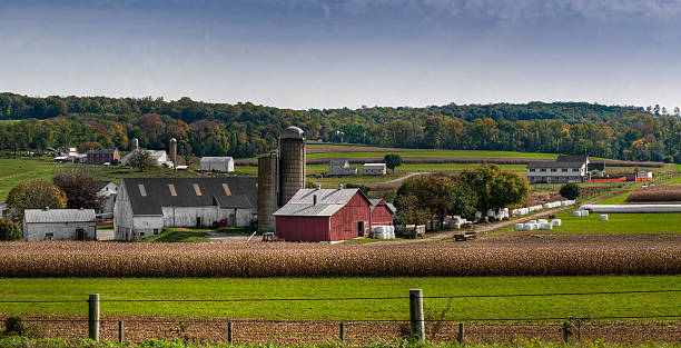 Pennsylvania Farmland stock photo
