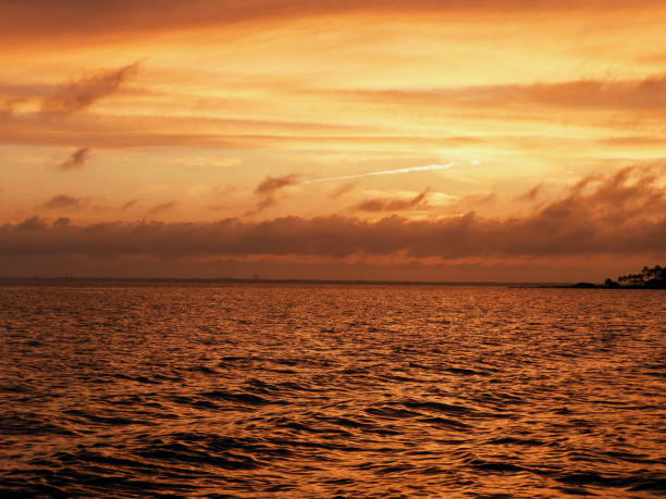Pensacola Beach Sunset stock photo
