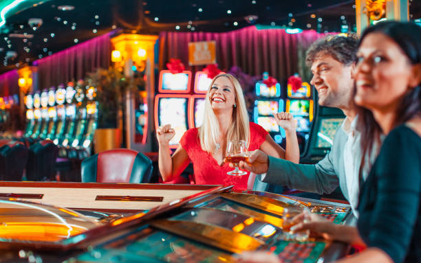 247 Cheerful Female Casino Players At Slot Machines Europe Stock Photos,  Pictures &amp; Royalty-Free Images - iStock
