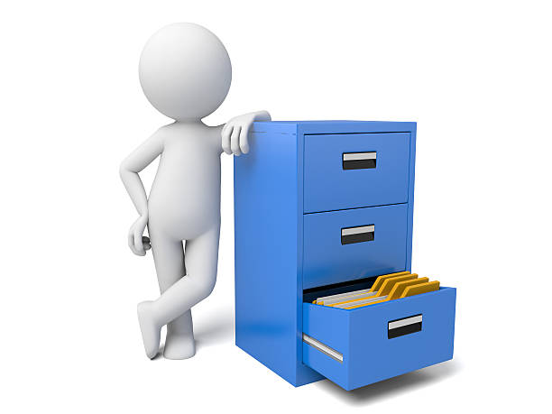 Cartoon Of Filing Cabinet Stock Photos Pictures Royalty Free