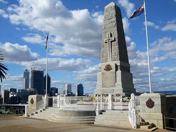 Perth War Memorial stock photo