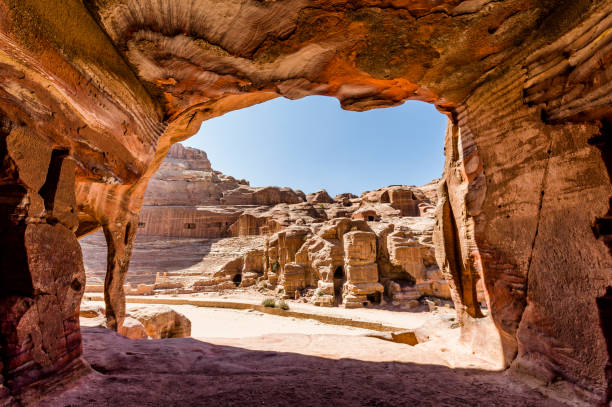 Petra City stock photo
