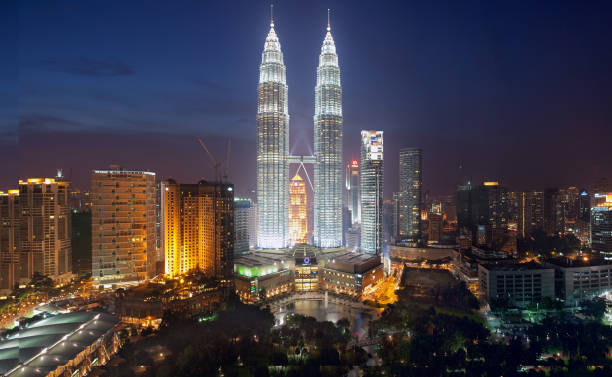 Petronas Twin Towers stock photo