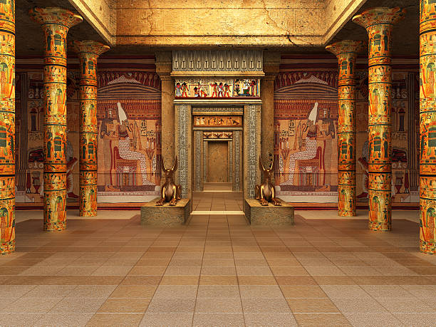 фараон's tomb - egypt стоковые фото и изображения