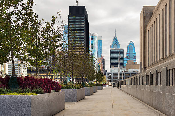 Philadelphia - Looking East stock photo