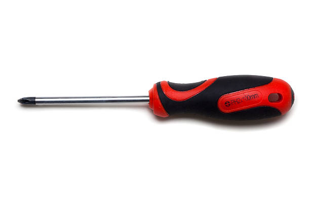 Phillips screwdriver isolated cutout Single screwdriver with phillips head, isolated, cutout. jay jay phillips stock pictures, royalty-free photos & images