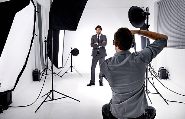 Photo craft Shot of a photographer working in his studio studio shot photos stock pictures, royalty-free photos & images