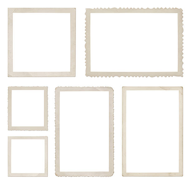 Photo Frames Collection Photo collection isolated on white (excluding the shadows) photography stock pictures, royalty-free photos & images