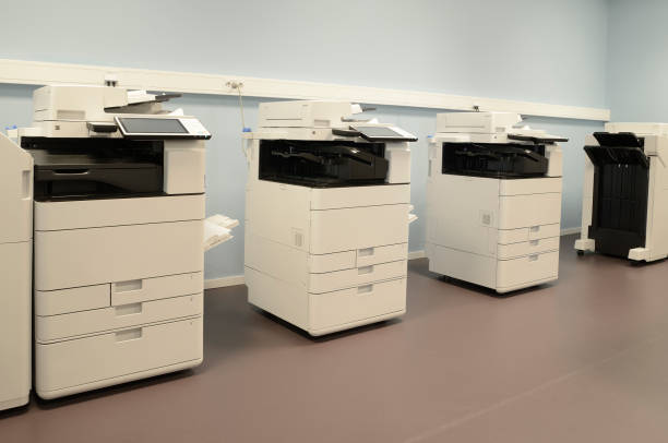 Photocopier machine Empty roo with photocopier machine xerox photocopy machine stock pictures, royalty-free photos & images
