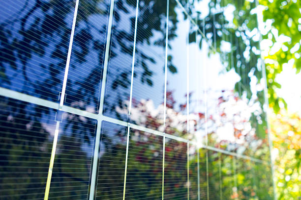 Photovoltaic Solar Panel stock photo