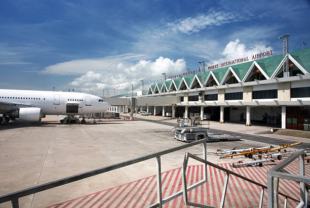 Phuket International Airport stock photo