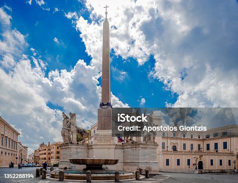 istock Piazza del Quirinale on the Quirinal Hill in Rome, Italy. 1352288194