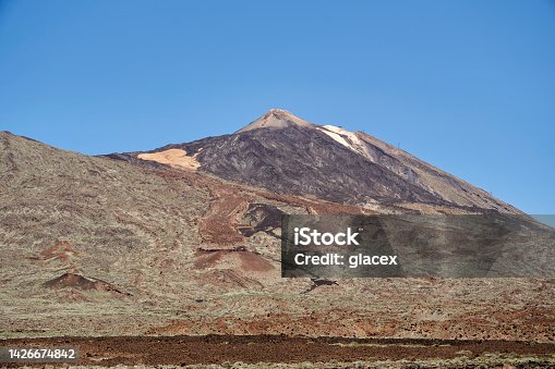 istock Pico del Teide with colorful side 1426674842